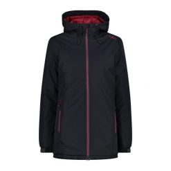 Kurtka damska z kapturem ripstop CMP. Szare kurtki damskie CMP, bez wzorów, z kapturem. Za 450.85 zł.