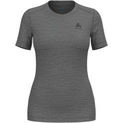Koszulka termoaktywna z krótkim rękawem damska Odlo MERINO 200. Szare bielizna termoaktywna damska Odlo, m, bez wzorów. Za 277.99 zł.