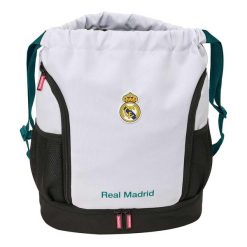 Sportowy plecak Real Madrid 2026-27. Czarne plecaki damskie Real Madrid, bez wzorów, z materiału. Za 159.00 zł.