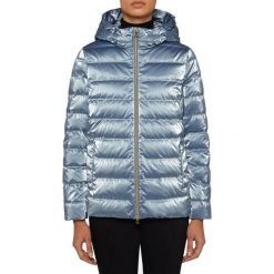 Kurtka GEOX W MYLUSE Niebieski. Niebieskie kurtki damskie Geox, bez wzorów, z tkaniny, bez kaptura. Za 578.99 zł.