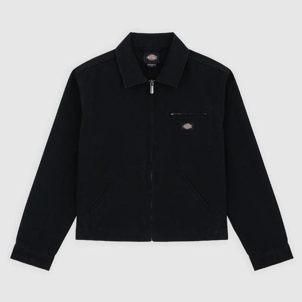 Kurtka Dickies W Niewyściełana Płócienna Malarza Czarna. Czarne kurtki męskie Dickies, bez wzorów, bez kaptura. Za 486.45 zł.