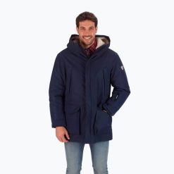 Kurtka zimowa męska Rossignol Parka. Niebieskie kurtki męskie Rossignol, na zimę, m, bez wzorów. Za 1,399.00 zł.