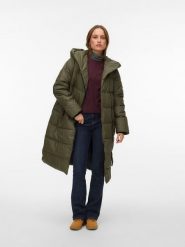 Vero Moda Płaszcz pikowany w kolorze khaki rozmiar: L. Brązowe płaszcze damskie Vero Moda, l, bez wzorów. Za 314.75 zł.