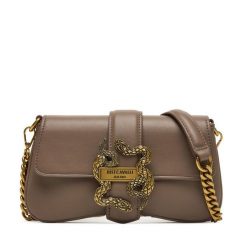 Torebka Just Cavalli. Brązowe listonoszki damskie Just Cavalli, bez wzorów, bez dodatków. Za 579.99 zł.