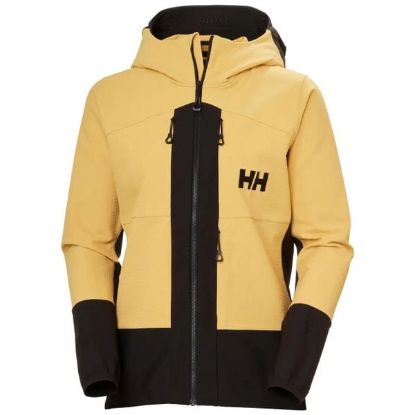 Damska wodoodporna kurtka z kapturem Helly Hansen Odin Bc Softshell. Brązowe kurtki damskie Helly Hansen, l, bez wzorów, z elastanu, z kapturem, narciarskie. Za 1,317.00 zł.