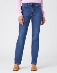 WRANGLER STRAIGHT DAMSKIE SPODNIE JEANSOWE JEANSY HUDSON W20TB940T 112141245. Jeansy damskie Wrangler. Za 189.99 zł.