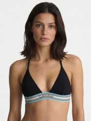 Calvin Klein Swimwear Góra od bikini LV00Q61214 Czarny. Czarne bikini damskie Calvin Klein Swimwear, bez wzorów. Za 249.99 zł.