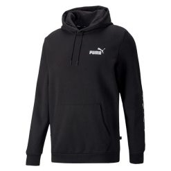 Bluza Z Kapturem Męska Taśma ESS+. Czarne bluzy z kapturem męskie Puma, m. Za 276.99 zł.