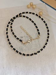 Atelier MIU Pozłacany naszyjnik z elementami ozdobnymi - dł. 42 cm rozmiar: onesize. Brązowe naszyjniki damskie atelier MIU, pozłacane. Za 69.99 zł.