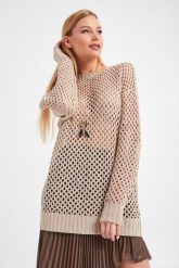 Sweter PATRIZIA PEPE. Swetry klasyczne damskie Patrizia Pepe, s, bez kołnierzyka. W wyprzedaży za 534.77 zł.