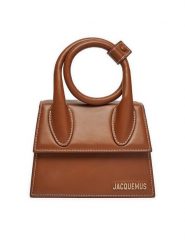 JACQUEMUS Torebka Le Chiquito Noeud 213BA005-3072 Brązowy. Brązowe torebki klasyczne damskie JACQUEMUS, bez wzorów, ze skóry, bez dodatków. Za 3,329.00 zł.