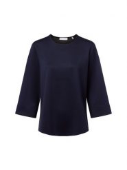 Rich & Royal koszulka z długim rękawem Kobiety Sztuczne włókno niebieski, S. Niebieskie t-shirty damskie Rich & Royal, s, bez wzorów, z wiskozy, bez kołnierzyka. Za 199.95 zł.