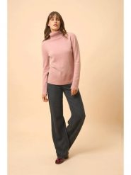 Just Cashmere Kaszmirowy golf "Lexie" w kolorze jasnoróżowym rozmiar: M. Różowe golfy damskie Just Cashmere, m, bez wzorów, z kaszmiru, bez ramiączek. Za 456.87 zł.