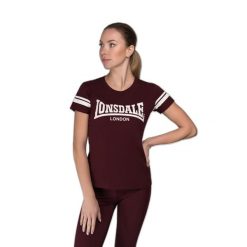 Koszulka damska Lonsdale Killegray. Białe bluzki sportowe damskie Lonsdale, xs, z bawełny, bez kołnierzyka, bez ramiączek. Za 190.00 zł.