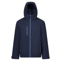 Kurtka Wodoodporna Męska Ocieplana Navigate. Czarne kurtki męskie Regatta, m, bez wzorów, z materiału, z kapturem. Za 655.99 zł.