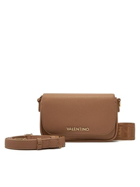 Valentino Torebka Miramar VBS7UE02G Brązowy. Brązowe listonoszki damskie Valentino, bez wzorów, ze skóry, bez dodatków. Za 290.99 zł.