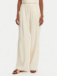 Marella Spodnie materiałowe Fred 2513131085 Écru Wide Leg. Spodnie materiałowe damskie Marella, bez wzorów, z materiału. Za 569.99 zł.