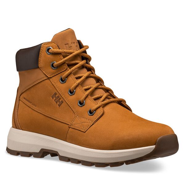 Trapery Helly Hansen. Brązowe buty zimowe męskie Helly Hansen, bez zapięcia. Za 469.99 zł.