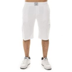 Szorty na co dzień na siłownię. Białe szorty męskie LEONE 1947 APPAREL, z bawełny, na fitness i siłownię. W wyprzedaży za 136.83 zł.