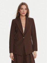 Maryley Marynarka 25IB187/M06/43CO Brązowy Regular Fit. Brązowe marynarki i żakiety damskie Maryley, m, bez wzorów, z syntetyku. Za 459.99 zł.