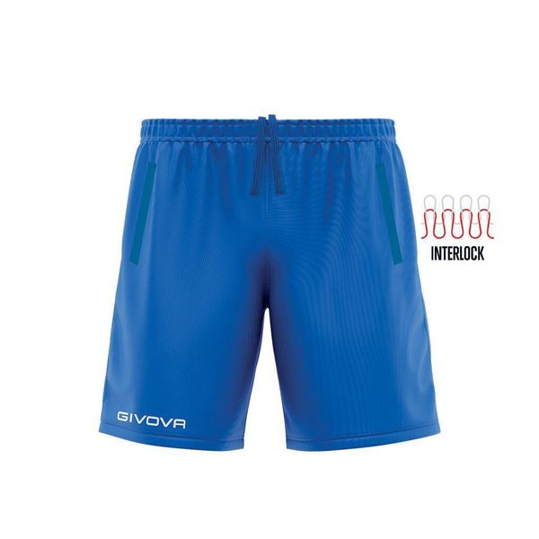 Shorty Sportowe Givova Pocket Royal M - Lekkie i Oddychające. Niebieskie szorty męskie Givova, bez wzorów, z poliesteru, eleganckie. Za 53.59 zł.