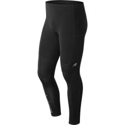 Legginsy sportowe w kolorze czarnym. Czarne spodnie sportowe męskie New Balance. W wyprzedaży za 219.95 zł.