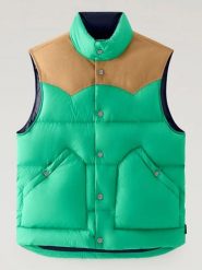 Woolrich Kamizelka pikowana w kolorze zielonym rozmiar: L. Zielone kamizelki męskie Woolrich, l. Za 702.81 zł.