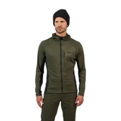 Kurtka narciarska Rossignol Blackside MIX. Zielone kurtki męskie Rossignol, bez wzorów, bez kaptura, narciarskie. Za 469.99 zł.