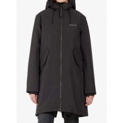 Płaszcz damski Didriksons Fia Parka. Czarne płaszcze damskie Didriksons, na zimę, bez wzorów. Za 627.99 zł.