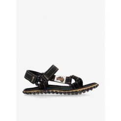 Sandały Gumbies Tracker Sandals. Czarne obuwie trekkingowe damskie Gumbies, bez wzorów, bez obcasa. Za 135.99 zł.