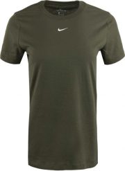 Damska koszulka Nike Essential Crew zielona. Zielone t-shirty damskie Nike, m, bez wzorów, z bawełny, bez kołnierzyka. Za 176.99 zł.