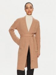 Calvin Klein Kardigan K20K208005 Beżowy Regular Fit. Brązowe kardigany damskie CALVIN KLEIN, m, bez wzorów, z syntetyku. Za 379.99 zł.