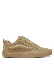 Vans Sneakersy Knu Skool VN000D2TJM91 Beżowy. Brązowe trampki i tenisówki chłopięce Vans, bez wzorów, ze skóry, bez zapięcia. Za 319.99 zł.