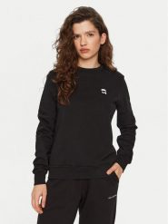 KARL LAGERFELD Bluza A1W20014 Czarny Regular Fit. Czarne bluzy bez kaptura damskie Karl Lagerfeld, s, z bawełny. Za 779.99 zł.