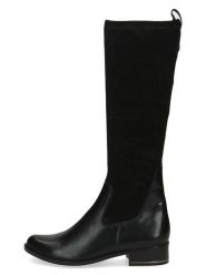 Caprice Kozaki w kolorze czarnym rozmiar: 40,5. Czarne kozaki damskie Caprice, z materiału, bez obcasa, na obcasie. Za 260.99 zł.