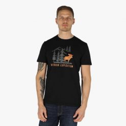 Koszulka do biegania męska Swedemount Forest Tee. Brązowe t-shirty sportowe męskie SWEDEMOUNT, m, bez ramiączek, do biegania. Za 79.99 zł.