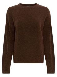 MOSS COPENHAGEN Sweter "Festina" w kolorze brązowym rozmiar: S/M. Brązowe swetry klasyczne damskie MOSS COPENHAGEN, m, bez kołnierzyka. Za 218.57 zł.