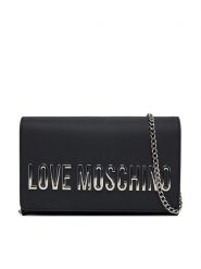 LOVE MOSCHINO Torebka JC4103PP1NKD000B Czarny. Czarne torebki klasyczne damskie Love Moschino, bez wzorów, ze skóry, wizytowe, bez kołnierzyka, bez ramiączek. Za 499.99 zł.