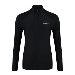 Bluza trekkingowa damska Berghaus 24/7 Tech Tee LS HZ. Czarne bluzy bez kaptura damskie Berghaus, l. Za 151.99 zł.