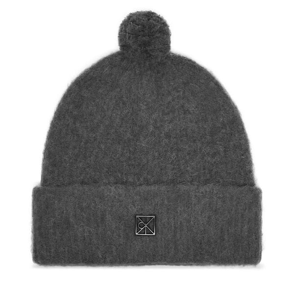 Czapka Calvin Klein. Szare czapki męskie CALVIN KLEIN, na zimę, bez wzorów. Za 259.99 zł.