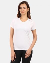 Damska koszulka funkcyjna Kilpi DIMA-W. Białe t-shirty damskie Kilpi, s, bez wzorów, z materiału, bez kołnierzyka. Za 112.21 zł.