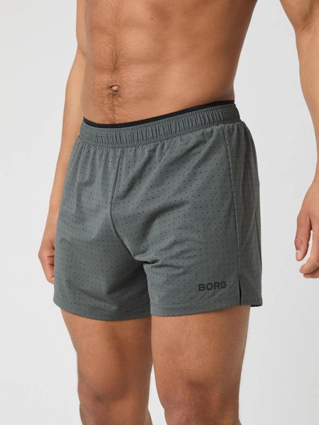 Bjorn_borg BORG RUNNING PERFORATED 5' SHORTS - URBAN CHIC. Szorty męskie Björn Borg, bez wzorów. Za 288.00 zł.