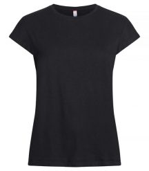 Clique Fashion Top Women – damska koszulka fashion, relaxed fit – Black. Czarne t-shirty damskie CLIQUE, m, bez wzorów, z bawełny, bez ramiączek. Za 109.39 zł.
