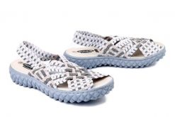 ROCK SPRING Dakota rose platinum, sandały damskie. Białe sandały damskie Rock Spring, bez wzorów, bez obcasa. Za 174.17 zł.