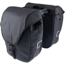 Torba rowerowa na bagażnik „Commuter Side Set”. Czarne torebki klasyczne damskie ATRAN VELO, bez wzorów, bez dodatków. Za 545.85 zł.