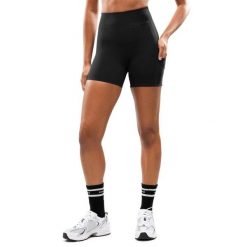 Damskie krótkie sportowe legginsy kolarki Fitness Siroko Ganges Black. Czarne legginsy damskie SIROKO, l, bez wzorów, z tkaniny. Za 148.00 zł.
