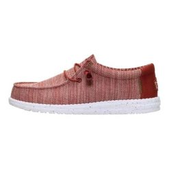 HeyDude Męskie Mokasyny Wally Stretch Sox. Białe mokasyny męskie Hey dude, z materiału. Za 259.00 zł.