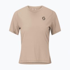 Koszulka do biegania damska SCOTT Endurance LT Tee. Brązowe bluzki sportowe damskie Scott, l, bez wzorów, z materiału, bez ramiączek. Za 129.99 zł.