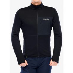 Bluza polarowa męska Berghaus Ridge-Hiker Jacket. Czarne bluzy bez kaptura męskie Berghaus, m, z polaru. Za 361.99 zł.