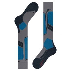 Skarpetki Falke SK4 Advanced. Szare skarpetki męskie Falke, bez wzorów. Za 205.50 zł.